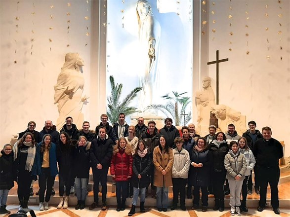 Mladi mariborske nadbiskupije na adventskom hodočašću u Varaždinu